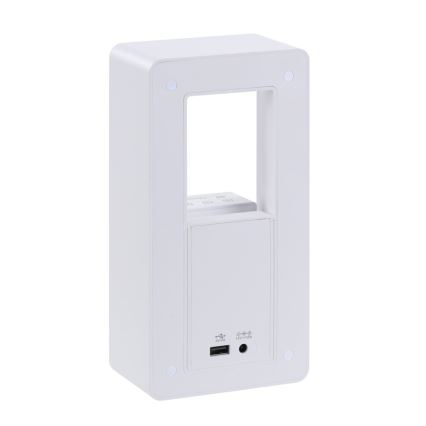 Immax NEO 09113L - LED bordlampe med vækkeur og opladningsfunktion CALM LED/3,5W/5V