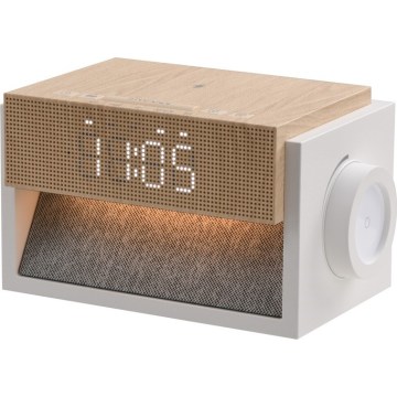 Immax NEO 09114L - LED bordlampe med indbygget vækkeur og opladning CALM LED/1,2W/5V