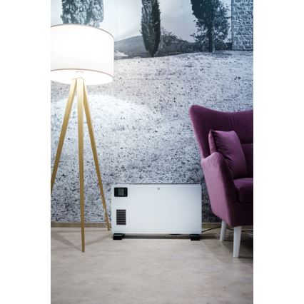 Immax NEO 07760L - Konvektionsradiator 1000/1300/2300W LCD/timer/TURBO/termostat Wi-Fi Tuya + Fjernbetjening