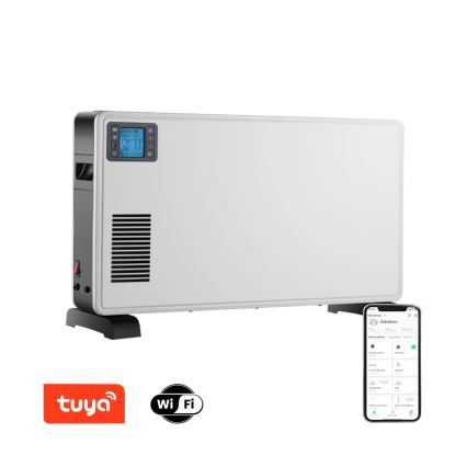 Immax NEO 07760L - Konvektionsradiator 1000/1300/2300W LCD/timer/TURBO/termostat Wi-Fi Tuya + Fjernbetjening