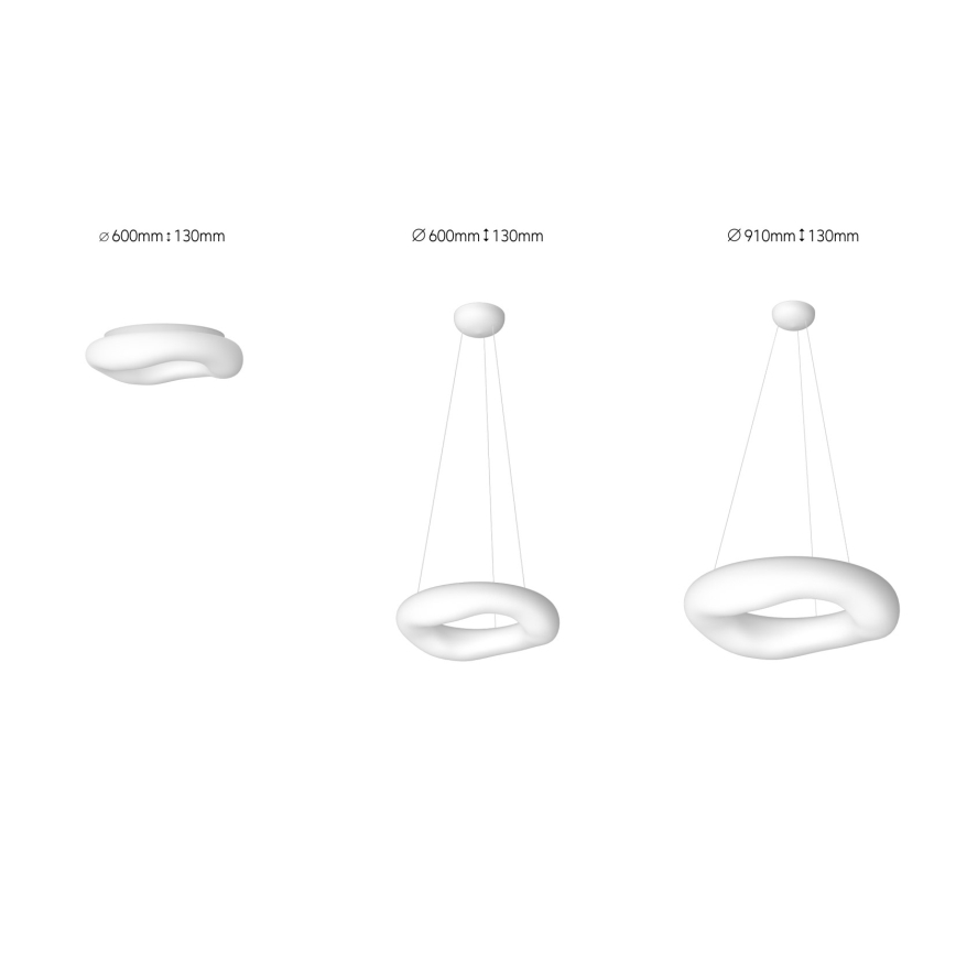 Immax NEO - LED pendel dæmpbar PULPO LED/60W/230V 91 cm + fjernbetjening Tuya