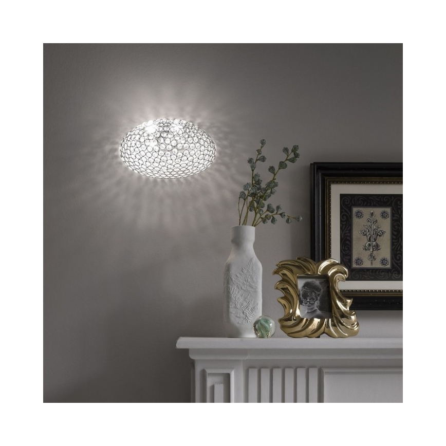 Incanti ILL W2 10 60 - Væglampe LILAS 2xE14/28W/230V