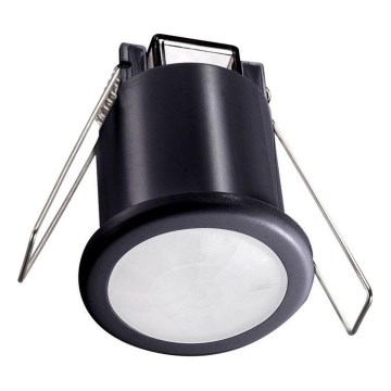 Indbygget bevægelsessensor PIR 360° 400W/230V sort