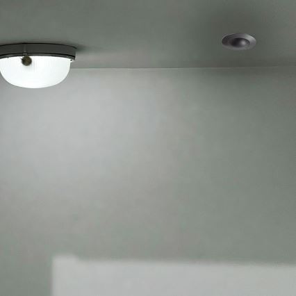Indbygget bevægelsessensor PIR 360° 500W/230V sort