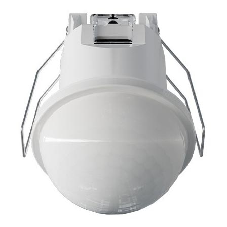 Indbygget loftbevægelsessensor 360° 1200W/230V IP54, hvid