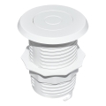 Indbygget USB oplader USB A+C hvid