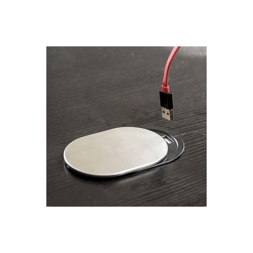 Indbygget USB-stik med bevægeligt låg 10A / 230V