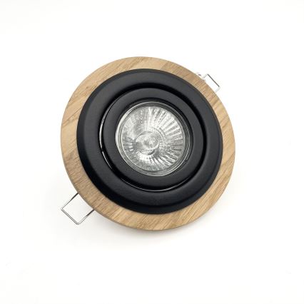 Indbygningslampe TOBBY 1xG9/20W/230V diameter 11,5 cm eg/sort