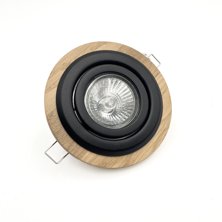 Indbygningslampe TOBBY 1xG9/20W/230V diameter 11,5 cm eg/sort