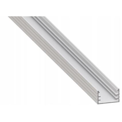 Indbygningsprofil til LED-strips 1 m hvid