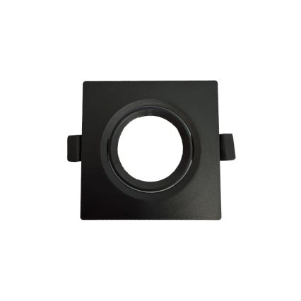 Indbygningsramme til GU10-spot 9 x 9 cm, sort