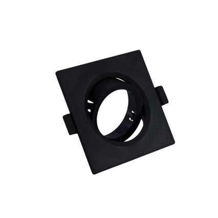 Indbygningsramme til GU10-spot 9 x 9 cm, sort