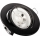 Indbygningsspot 1x GU10/MR16/10W/230V, Ø 9 cm, sort