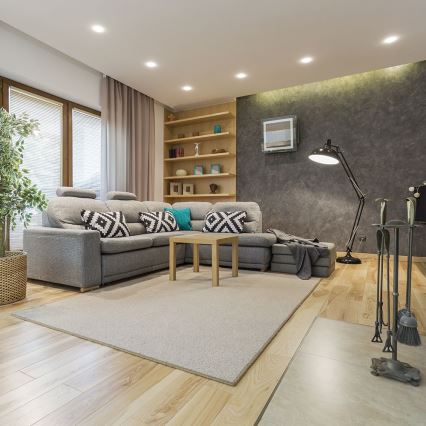 Indbygningsspot GU10 Ø 9 cm sort