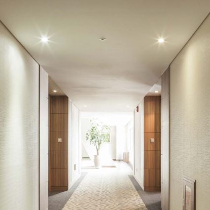 Indbygningsspot GU10 Ø 9 cm sort