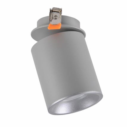 Indbygningsspot HARON 1xGU10/10W/230V grå