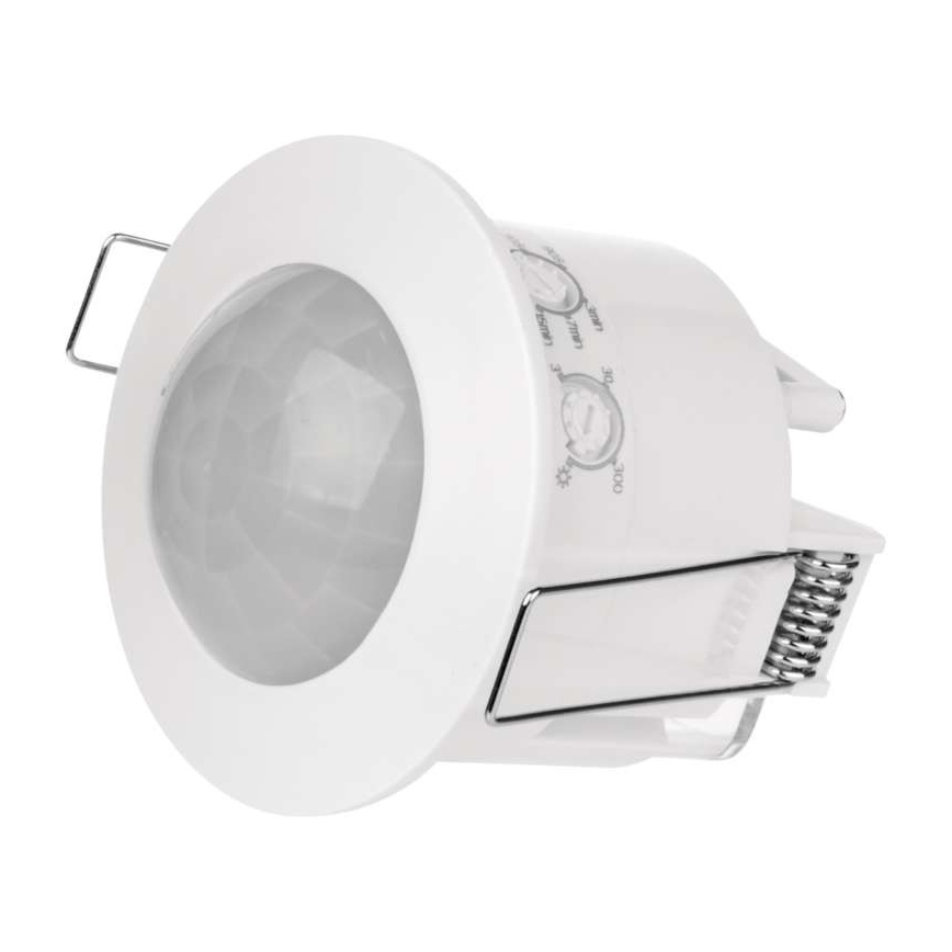 Indbygningsspot med bevægelsessensor PIR B 360° 1200W/230V hvid