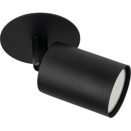 Indbygningsspot NEX 1xGU10/10W/230V sort