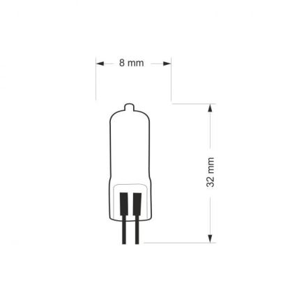 Industriel halogenpære G4/10W/12V 2800K