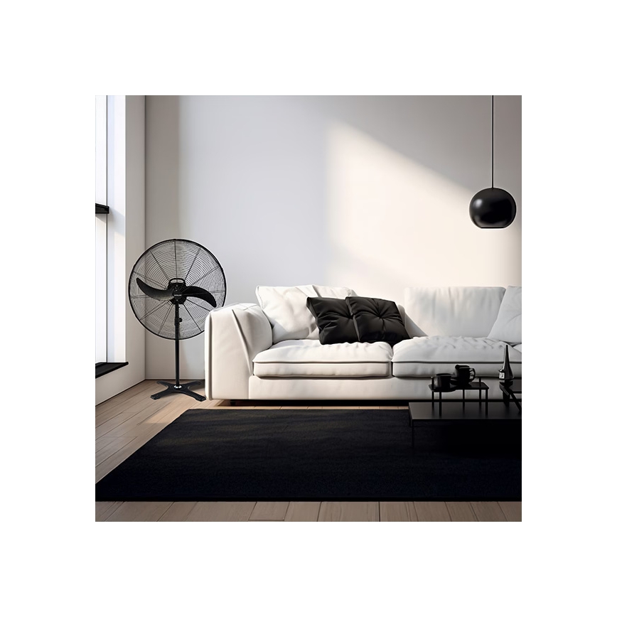 Industriventilator på stativ 115 W/230 V, Ø 66 cm, sort