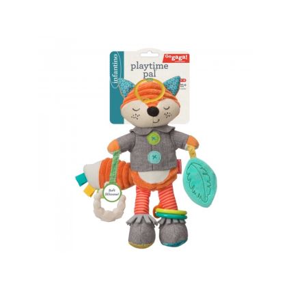 Infantino - Plystøj med bidering 30 cm male ræv