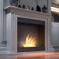 InFire - BIO pejs 90x112,5 cm 3 kW hvid