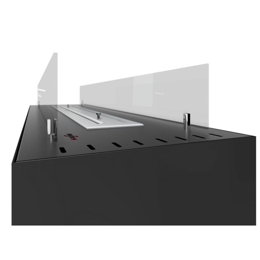 InFire - Biopejs 110x65 cm 3,5kW sort