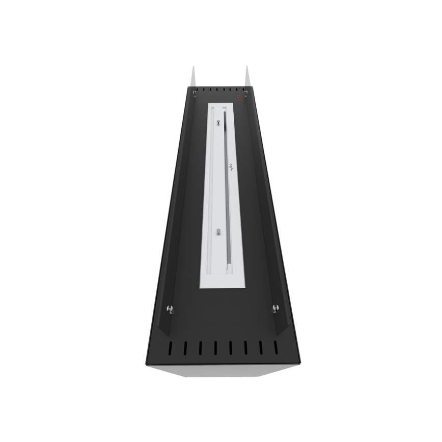 InFire - Biopejs 110x65 cm 3,5kW sort