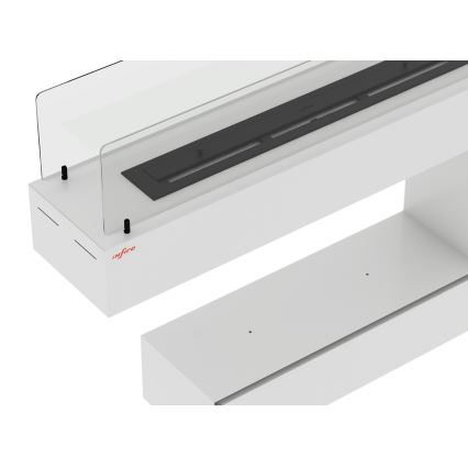 InFire - Biopejs 110x85,5 cm 3kW hvid