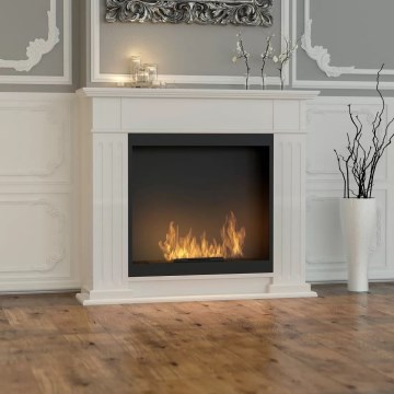 InFire - Biopejs 115x100 cm 3kW hvid