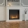 InFire - Biopejs 115x100 cm 3kW hvid