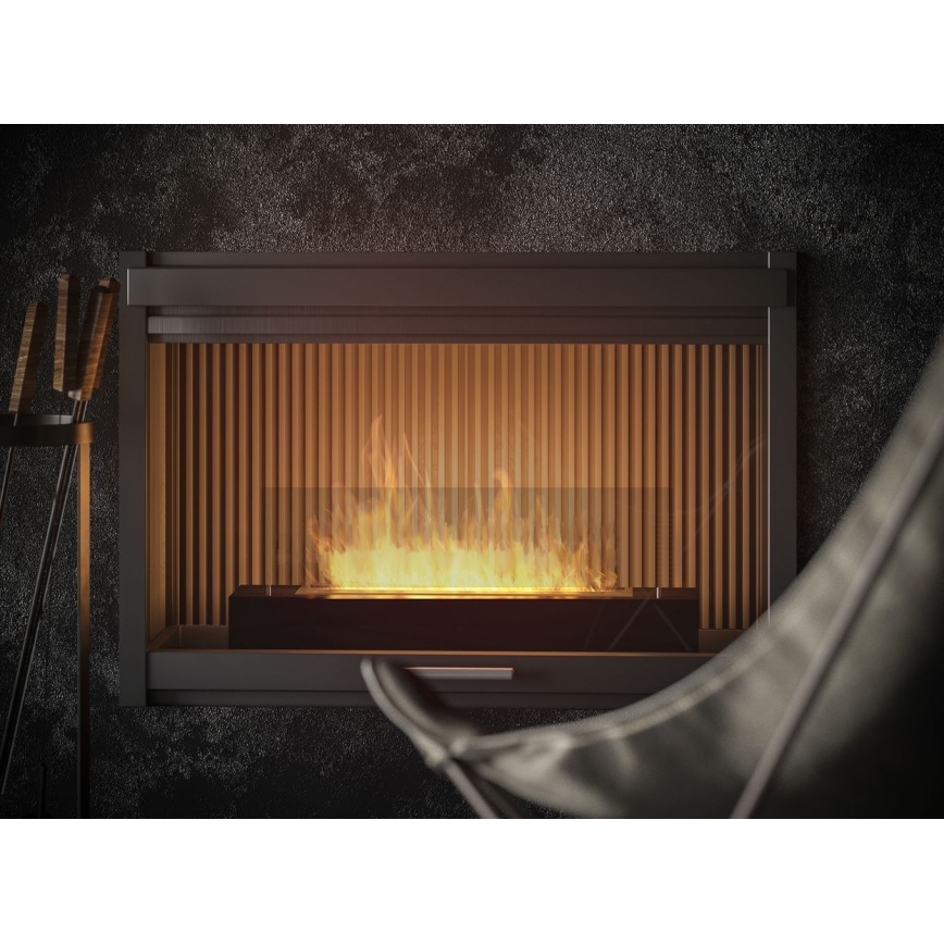 InFire - Biopejs 8x60 cm 3kW sort