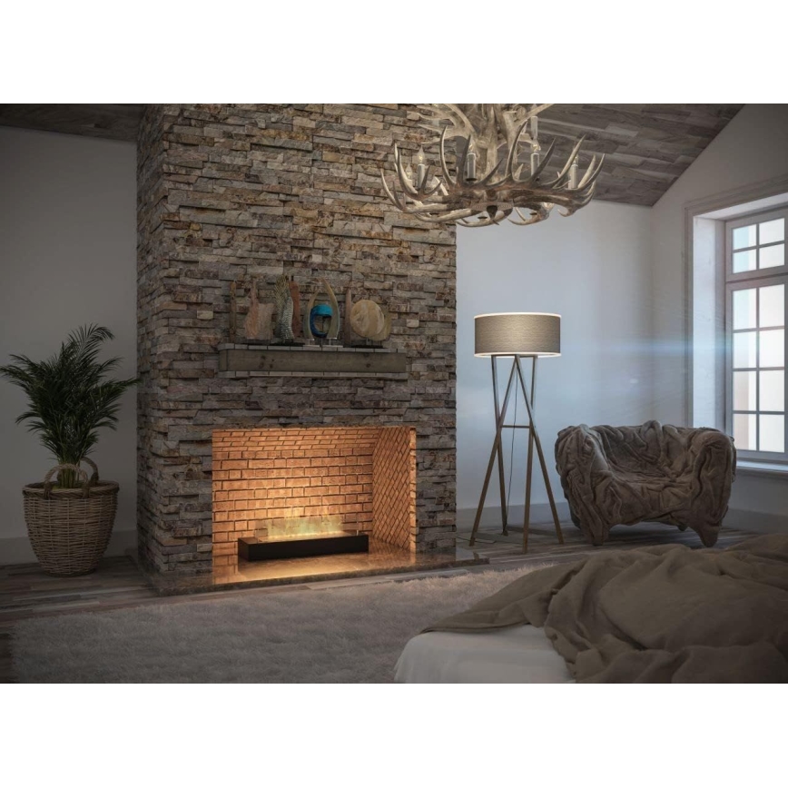 InFire - Biopejs 8x60 cm 3kW sort