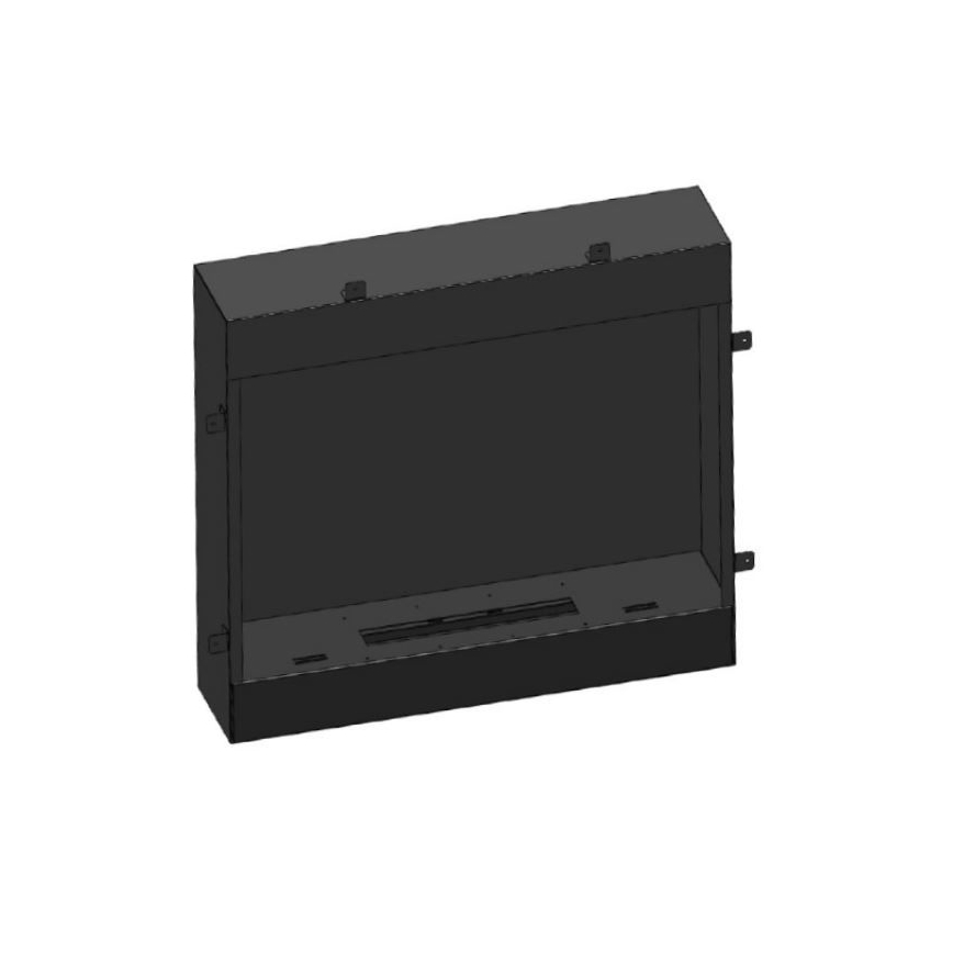 InFire - Biopejs 90x112,5 cm 3kW hvid