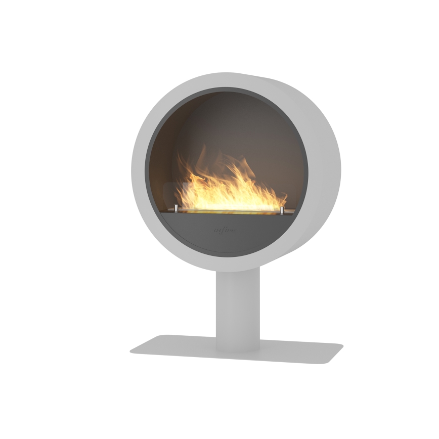 InFire - Biopejs diam. 72,5 cm 3kW hvid