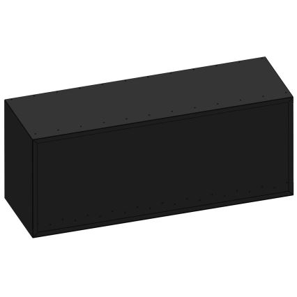 InFire - Biopejs til hjørne 110x45 cm 3kW sort