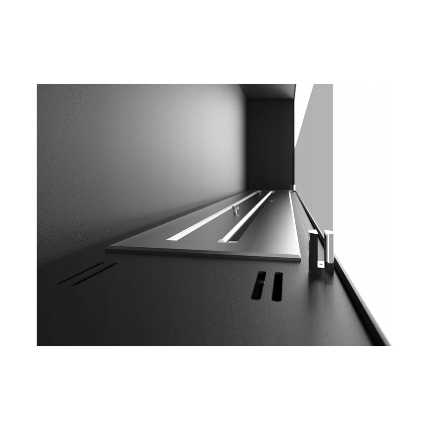 InFire - Indbygget biopejs 120x50 cm 3kW bifacial