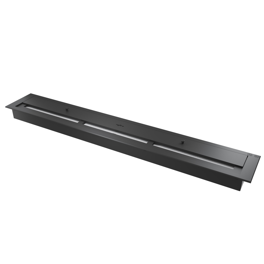 InFire - Indbygget biopejs 150x50 cm 4,2kW sort