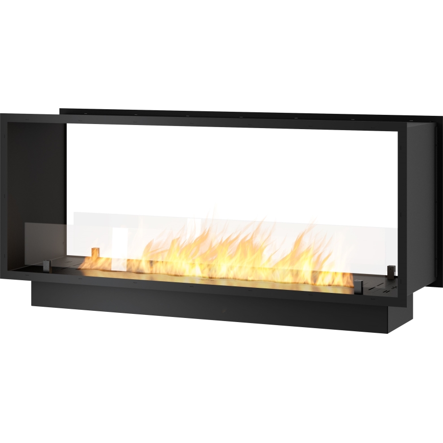 InFire - Indbygget biopejs 48,5x123,5 cm 6kW sort