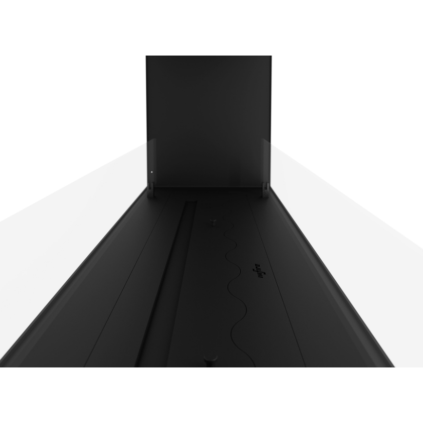 InFire - Indbygget biopejs 48,5x123,5 cm 6kW sort