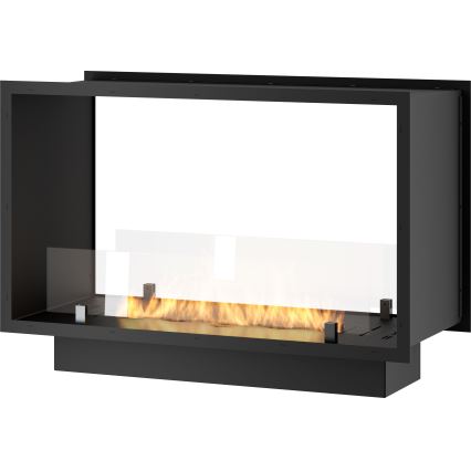 InFire - Indbygget biopejs 48,5x83,5 cm 3,5kW sort