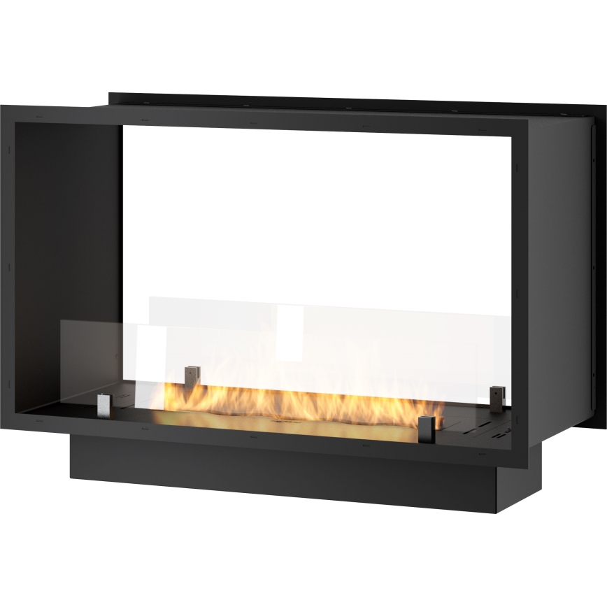 InFire - Indbygget biopejs 48,5x83,5 cm 3,5kW sort