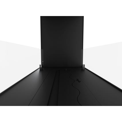 InFire - Indbygget biopejs 48,5x83,5 cm 3,5kW sort