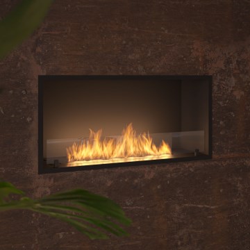InFire - Indbygget biopejs 49,4x104,4 cm 6kW sort