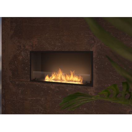 InFire - Indbygget biopejs 49,4x104,4 cm 6kW sort