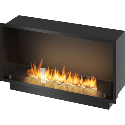 InFire - Indbygget biopejs 49,4x104,4 cm 6kW sort