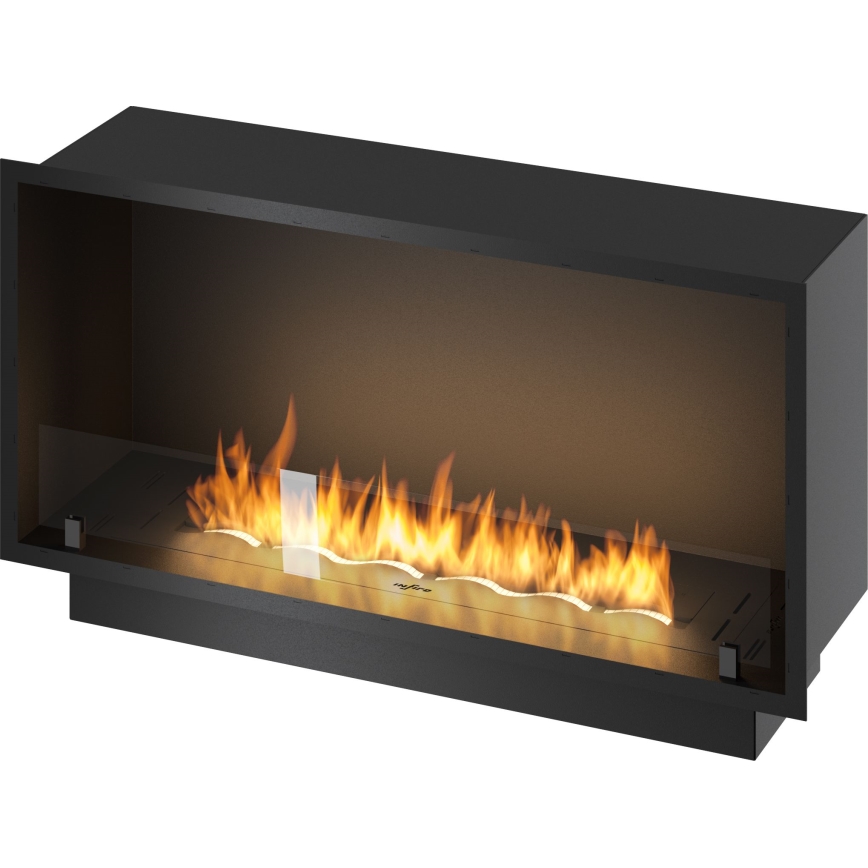 InFire - Indbygget biopejs 49,4x104,4 cm 6kW sort