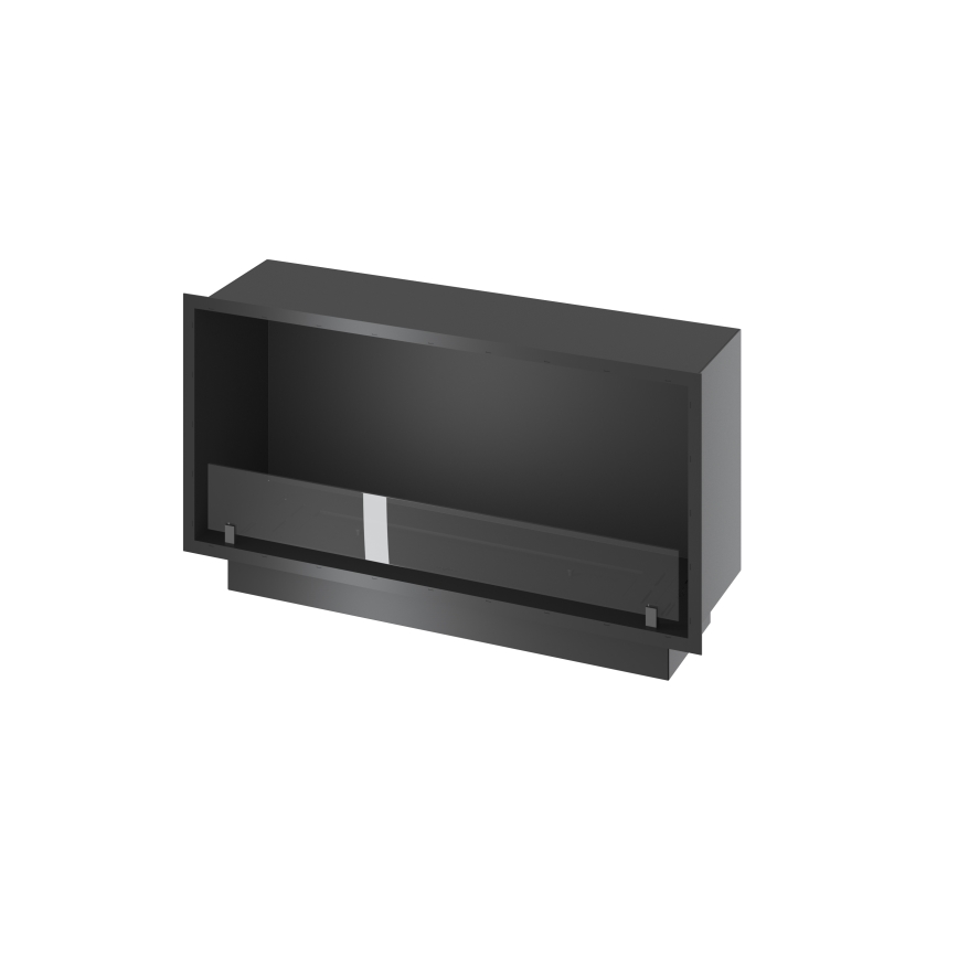 InFire - Indbygget biopejs 49,4x104,4 cm 6kW sort