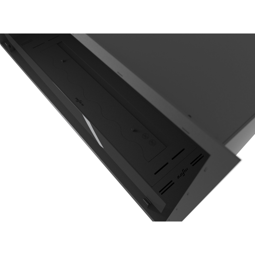 InFire - Indbygget biopejs 49,4x104,4 cm 6kW sort