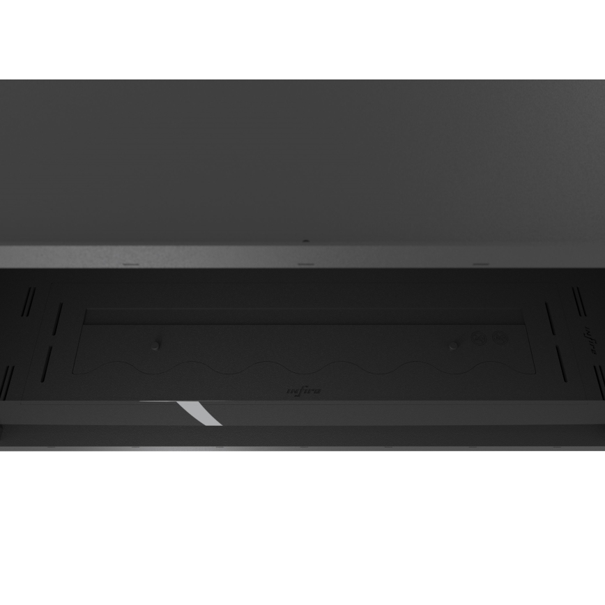 InFire - Indbygget biopejs 49,4x104,4 cm 6kW sort